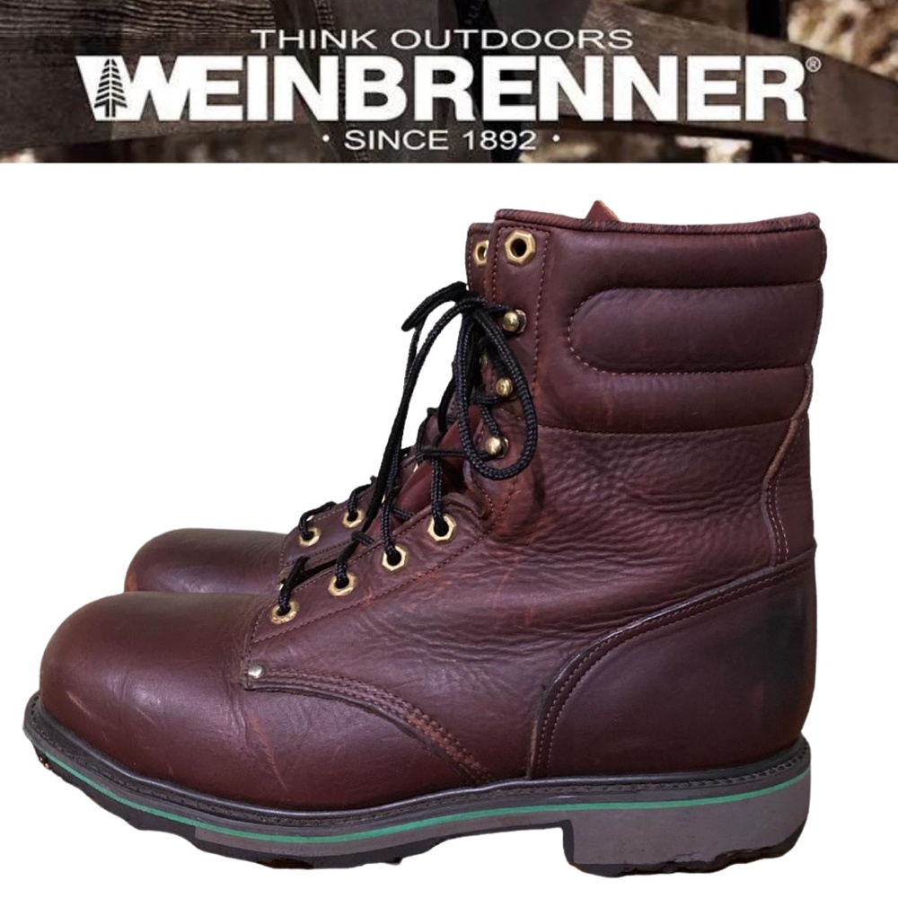 Vintage Weinbrenner Steel Toe Work Boots